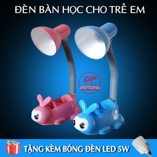 Đèn bàn led chú thỏ chống cận cho bé – tặng kèm bóng led 5w