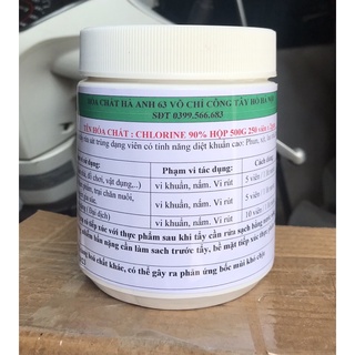 Combo 5 hộp cloramin b viên nén 250g x 2g