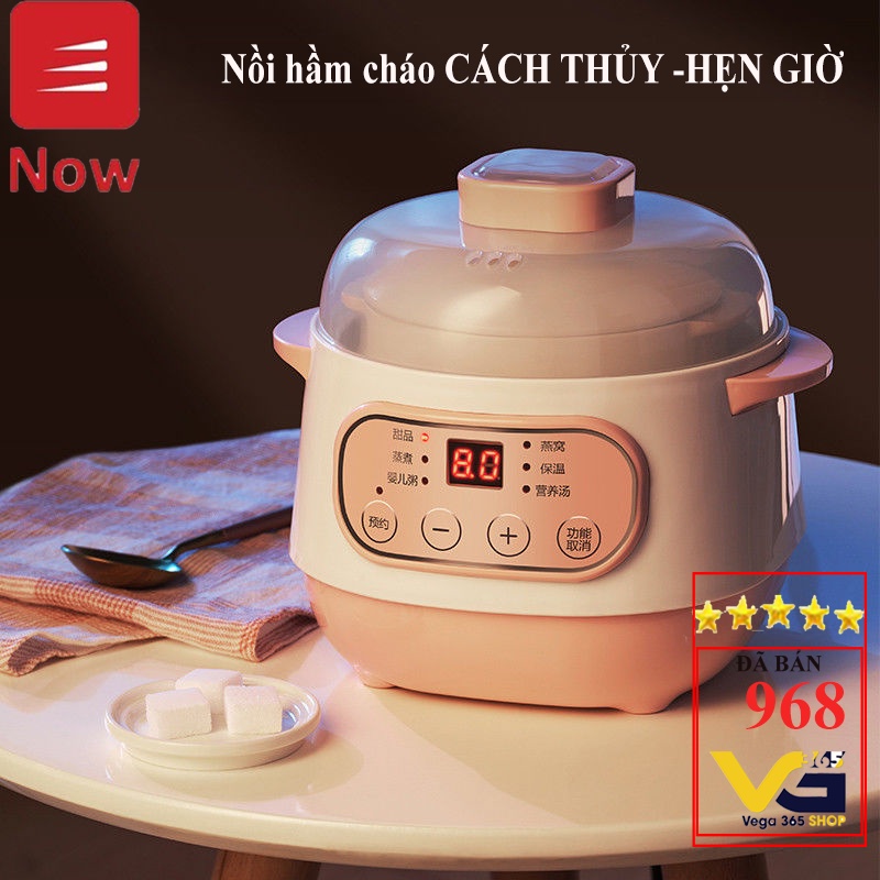 [bảo hành 12 tháng] Nồi hầm cháo, nấu cháo nhuyễn cho bé 6 tính năng