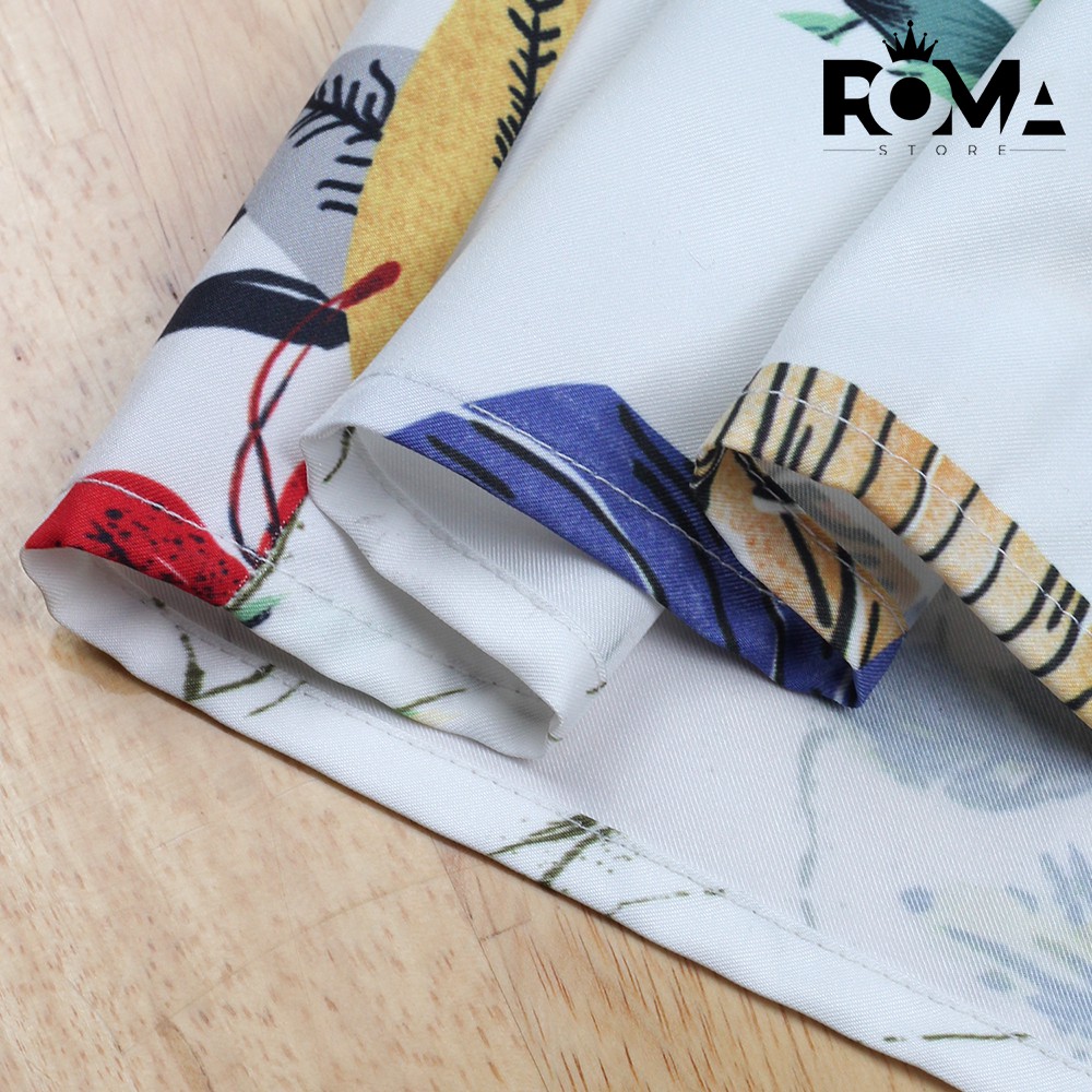 [VIDEO ÁO] Áo sơ mi hoạ tiết, sơ mi đi biển thấm hút mồ hôi, mát lạnh khi mặc vào người, độ bền cao|RM01|ROMA Store | BigBuy360 - bigbuy360.vn