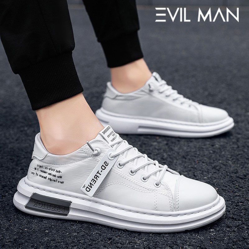 Giày Sneaker Nam, Giày Thể Thao Trắng Nam EVIL SPORT 07 Full Size Chất Liệu Tổng Hợp Chắc Chắn ES07