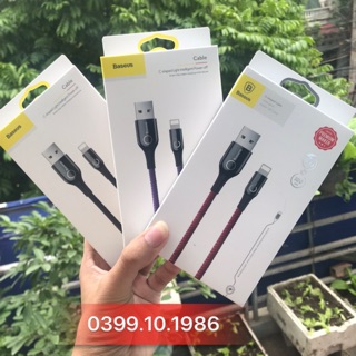 Cáp lightning tự ngắt 1m chính hãng Baseus công nghệ C-Shaped Light