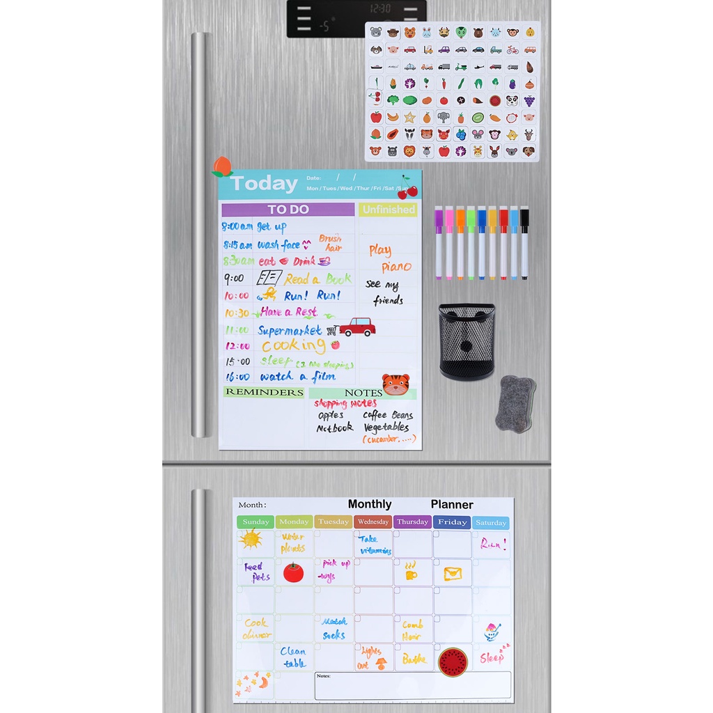 Bộ 2 Cục Tẩy Nam Châm Sử Dụng Để Lên Kế Hoạch