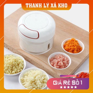 Máy xay tỏi ớt 💕FREESHIP💕 Dụng cụ xay hành tỏi ớt cầm tay mini tiện dụng