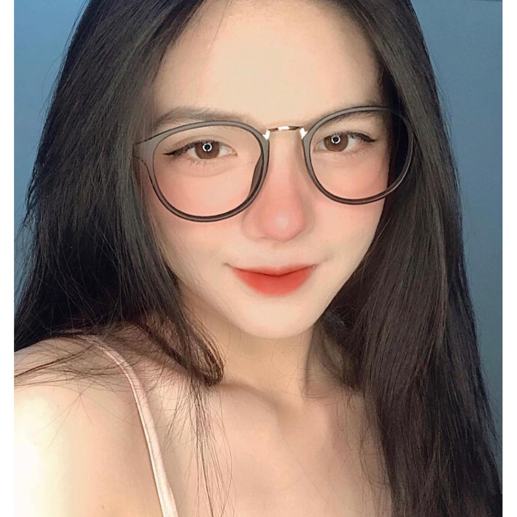 Gọng Kính Mắt Chất Liệu Nhựa Dẻo Mắt Tròn Thời Trang Nhiều Màu Sắc 209