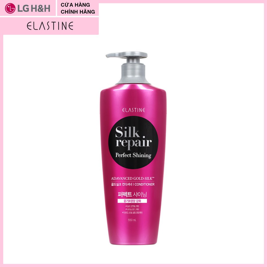 Combo Nước dưỡng tóc Double Rich và Bộ đôi gội xả chăm sóc và nuôi dưỡng tóc Elastine Silk Repair Perfect Shining