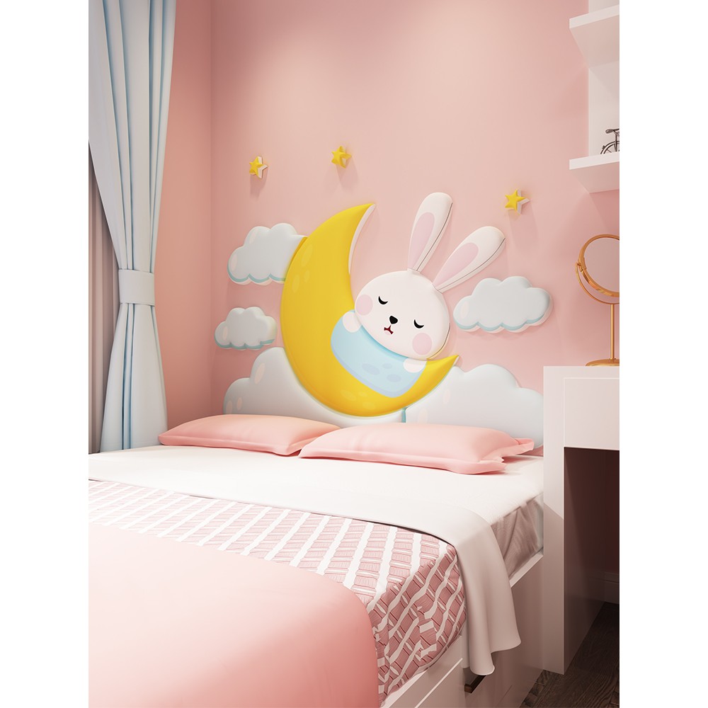Tấm dán tường trang trí đầu giường phòng ngủ
