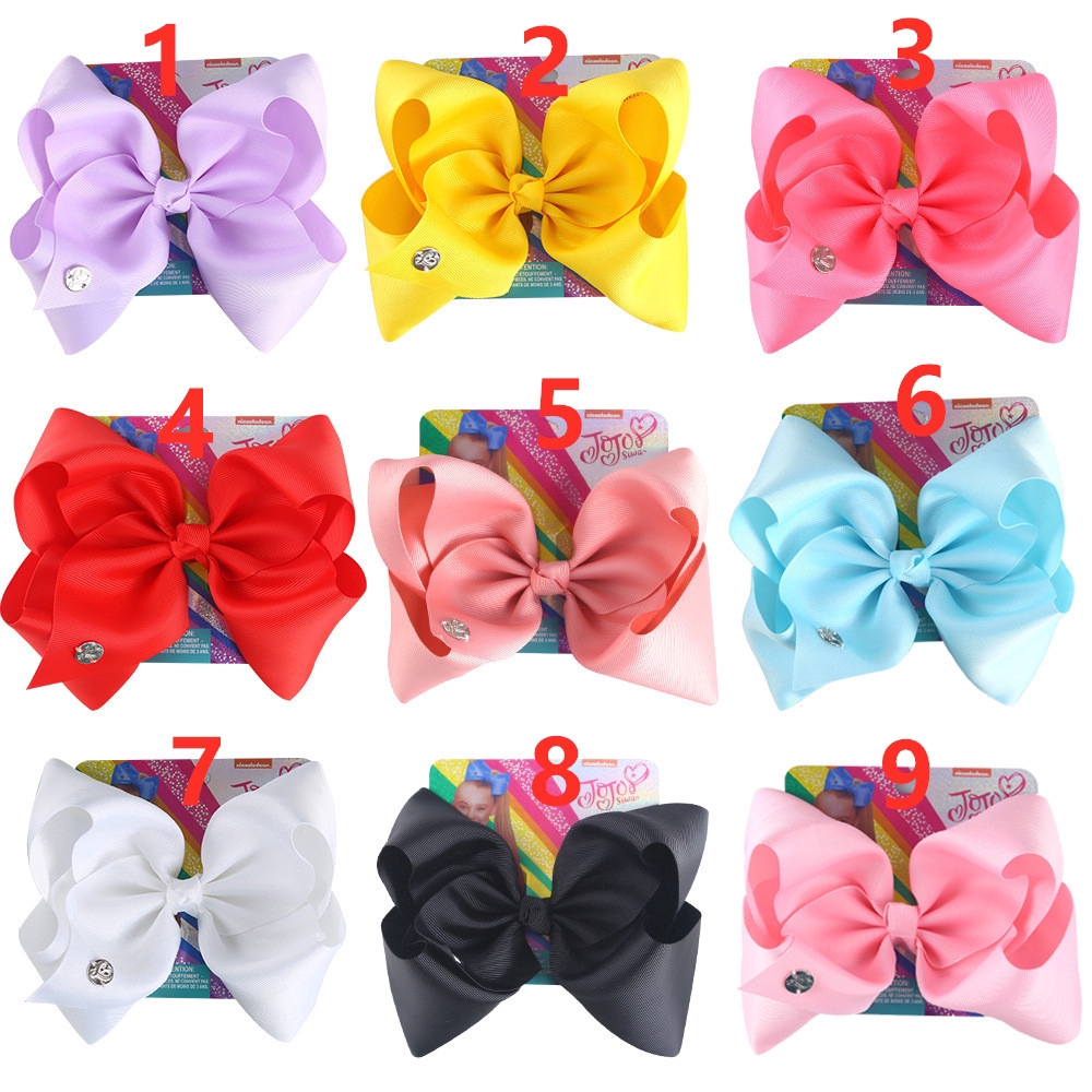 Jojo Siwa 8 Inch Phụ Kiện Tóc Trẻ Em Jojo Kẹp Tóc Cho Bé Kẹp Tóc Phụ Kiện Cho Bé