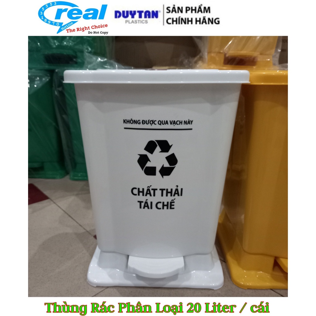 Thùng rác phân loại, thùng rác y tế dùng để phân loại rác thải