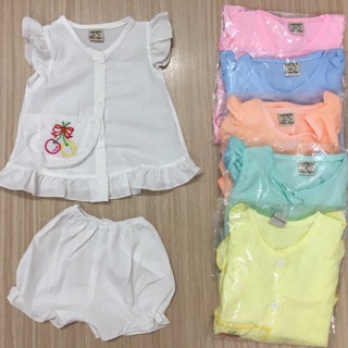COMBO 3bộ kate bé gái màu ngẫu nhiên