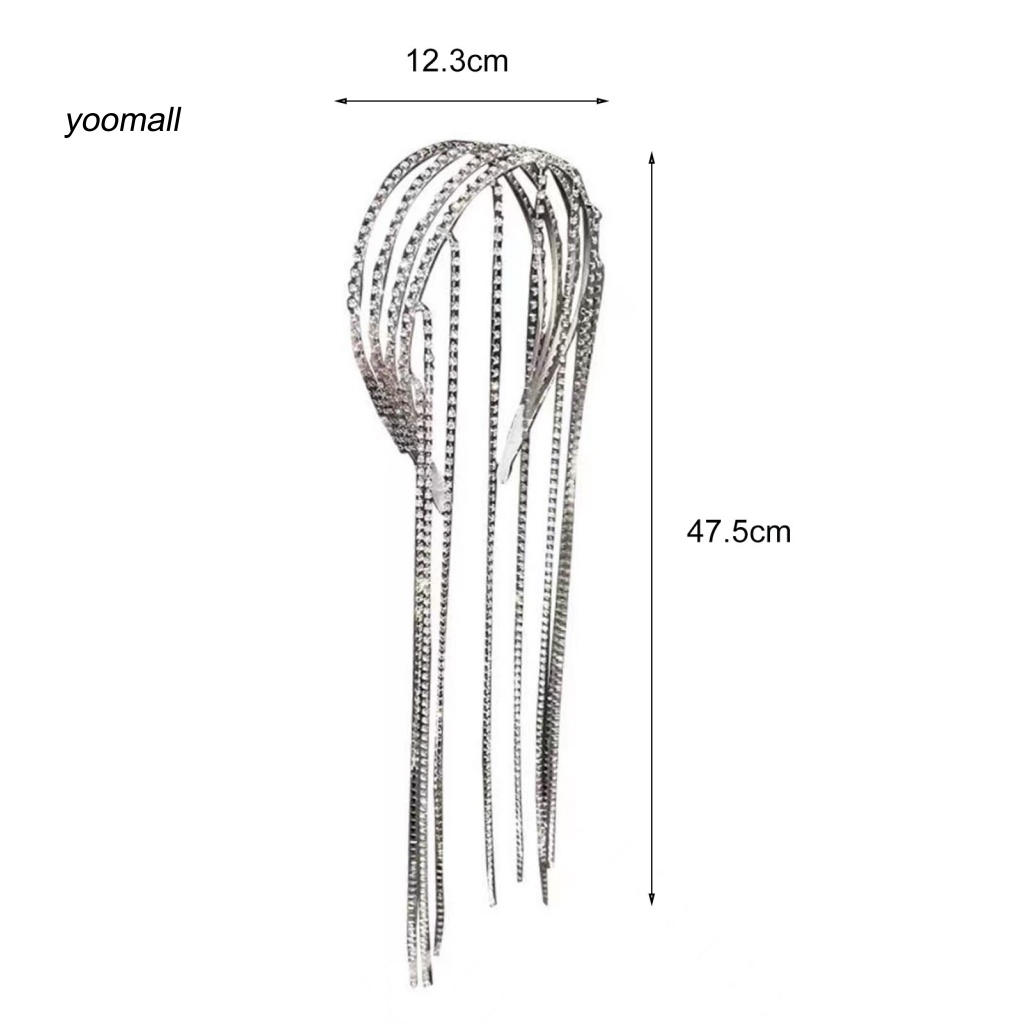 Băng Đô Cài Tóc Nhiều Lớp Lấp Lánh Cho Nữ
