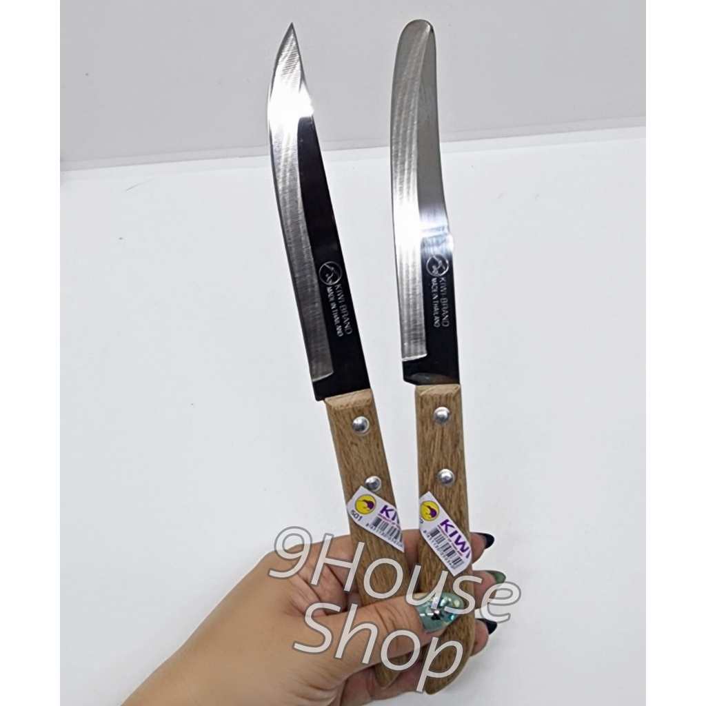 01 Dao Bếp Kiwi Thái Lan Cán Gỗ