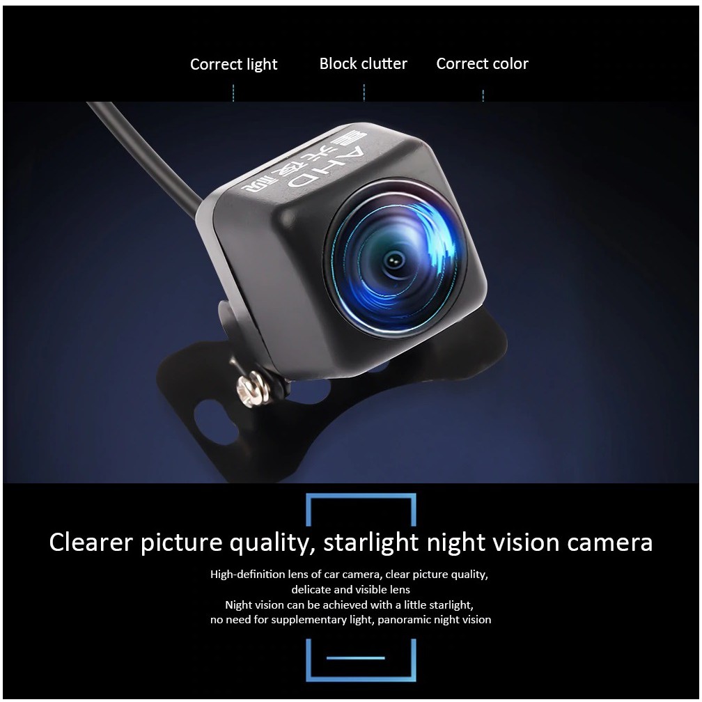 Camera Lùi AHD Len Mắt Cá Độ Phân Giải 1080P Màn Hình Android Siêu Sắc Nét | BigBuy360 - bigbuy360.vn