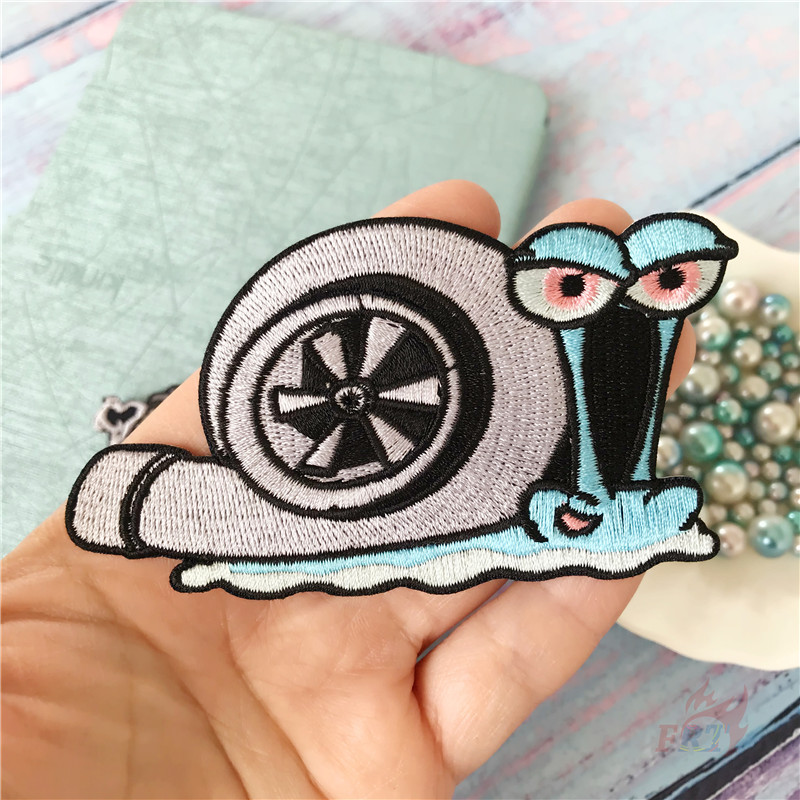 ☸ Sticker Ủi Thêu Hình Ốc Sên One Piece ☸ 1 Sticker Ủi Thêu Hình Anime