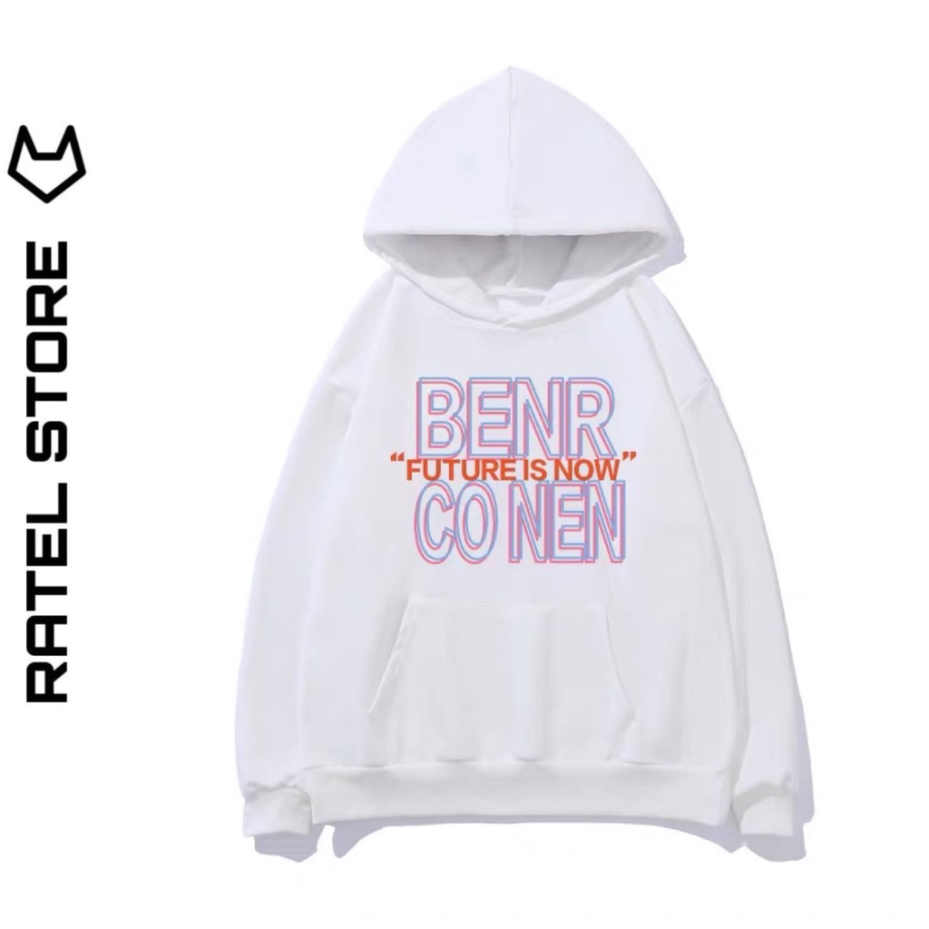 Áo Hoodie Local Brand Nỉ Bông Nam Nữ BENR CONEN Unisex Form Rộng