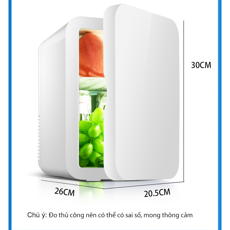 Tủ lạnh mini 8L dùng trên xe oto hoặc gia đình, vừa làm lạnh vừa làm ấm được chatluongtot BE101*