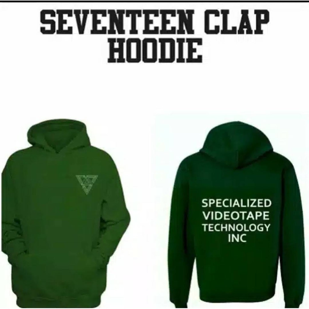 Áo Khoác Hoodie Hàn Quốc Seventeen Caratland 2018 Clapt (M-Xxl)