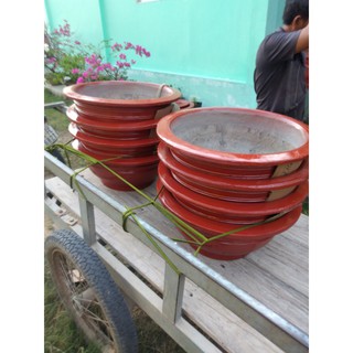 Sơn chậu kiểng 1K Yespaint màu đỏ - Lon 800gr