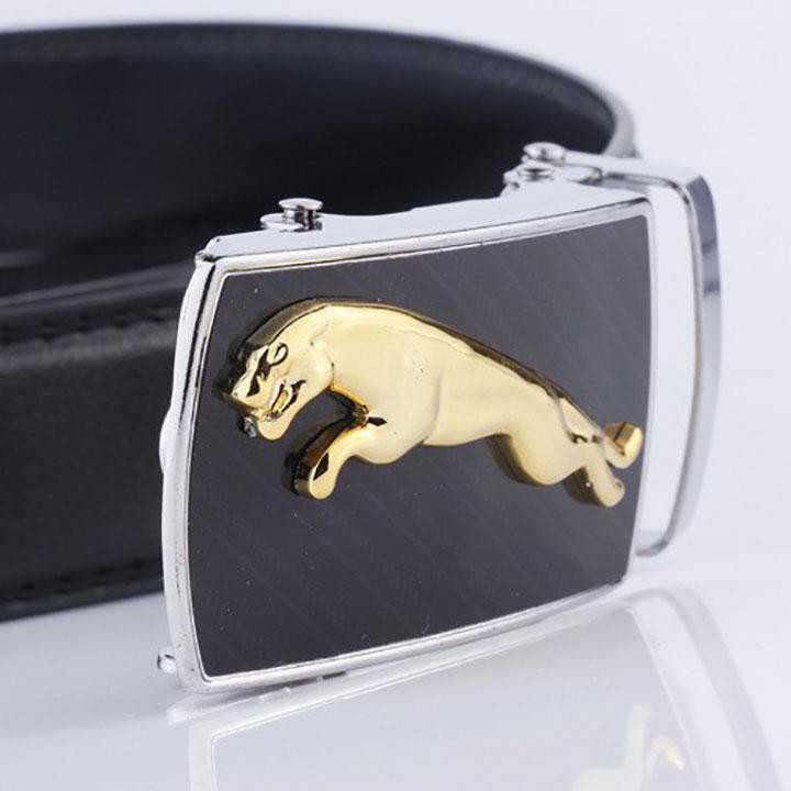 Thắt Lưng Da Nam Khóa Tự Động Dây Nịt Nam Da Cao Cấp 100% Chính Hãng Mạ Vàng Bạc Nam Tính MN9000