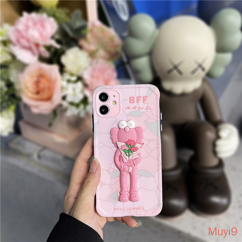 KAWS IPHONE Ốp Lưng Tpu Họa Tiết Hoạt Hình Dễ Thương Cho Iphone12Pro Max I12 Iphone11Promax X Xsmax Xr I8 / Se2 Iphone7Plus | BigBuy360 - bigbuy360.vn