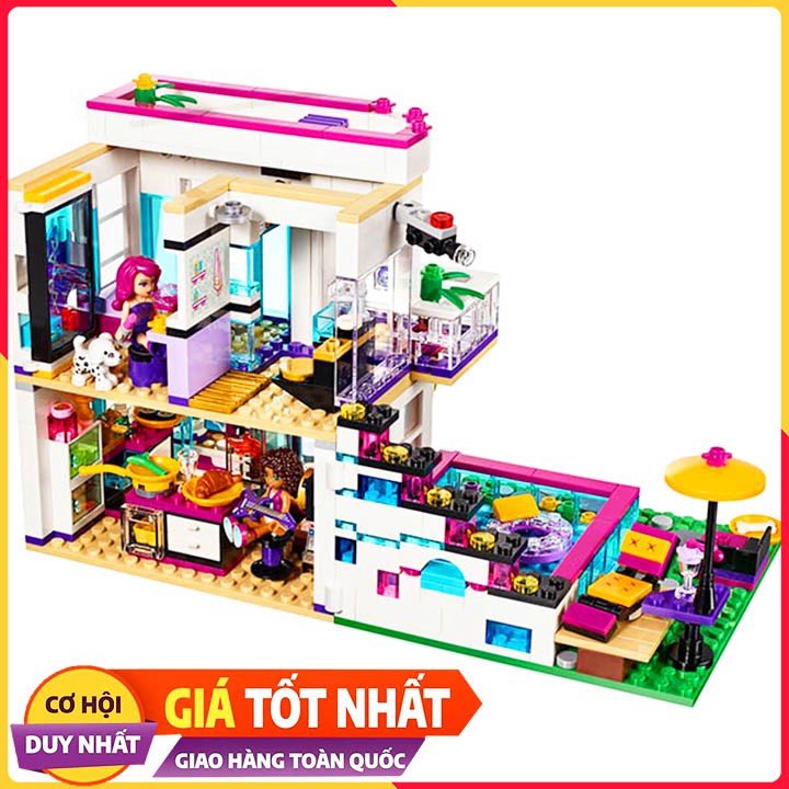 Bộ Xếp Hình Lego Biệt Thự Cao Cấp Của OLICIA và Andrea TM 3013. Lego Xếp Hình Đồ Chơi Thông Minh Cho Bé