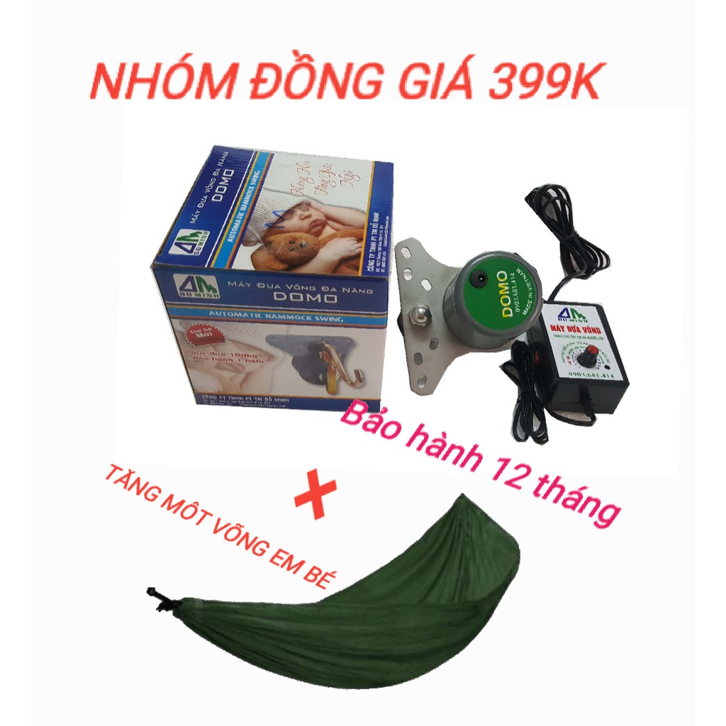 Máy đưa võng tặng 1 võng dù