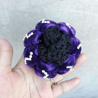 Chụp tóc nhung búi cao trung niên