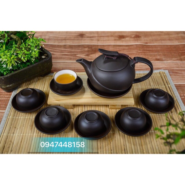 Bộ ấm trà tử sa cao cấp Bát Tràng