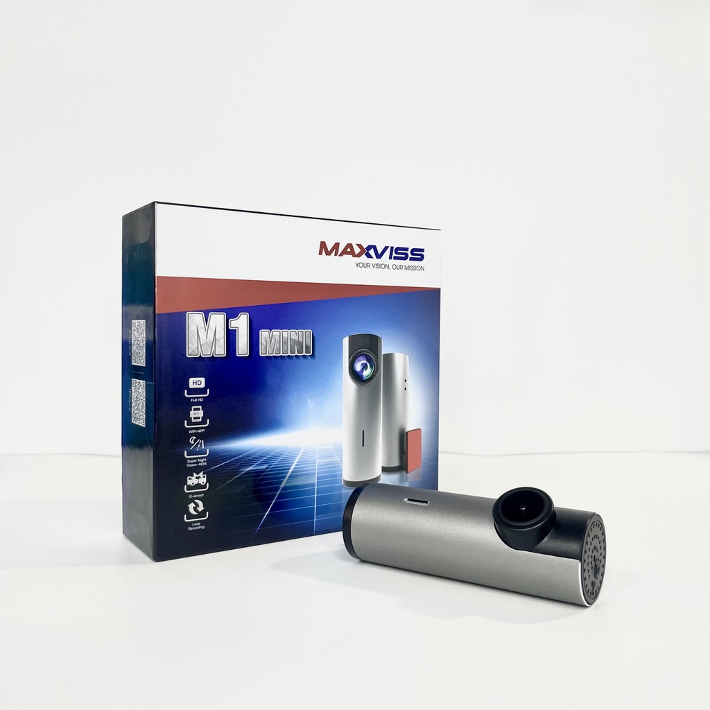 [ HÀNG CHÍNH HÃNG ] Camera hành trình Kết Nối Wifi Maxviss M1 mini | Bảo hành 1 năm | BigBuy360 - bigbuy360.vn