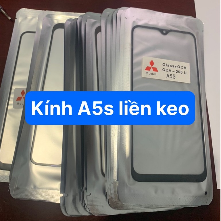 Kính oppo A5s / A12 / A7 / Realme 3 - kính ép liền keo