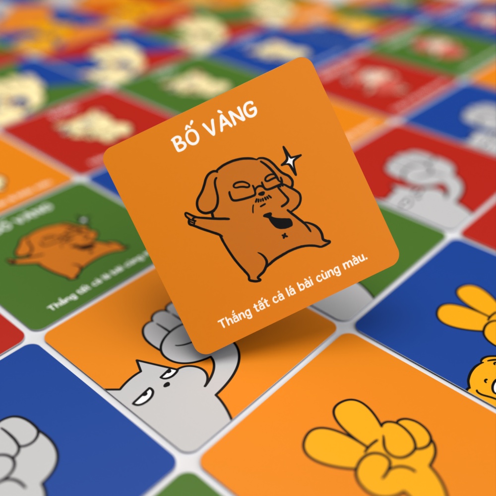 Boardgame Oẳn Tù Tì - Vàng Xám Đại Chiến