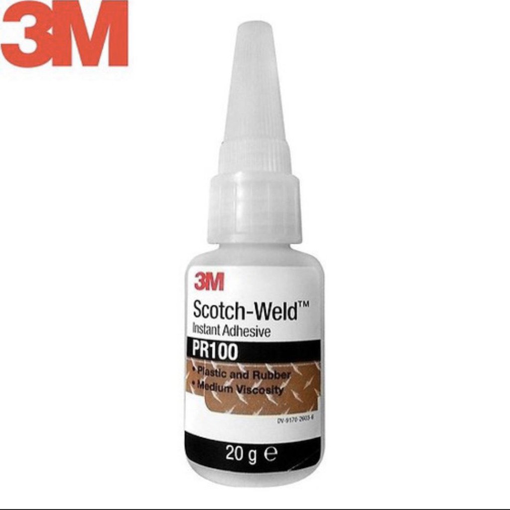 Keo dán đa năng 3m pr100 Scotch-Weld 20g dán giày dép da, kim loại, gỗ, sành sứ, cao su, dán dính hầu hết mọi thứ.