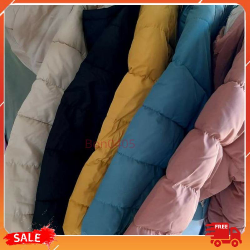 Áo Khoác Phao Quảng Châu Trần Trám Lót Nỉ Nhẹ Ấm Cho Bé Trai Bé Gái 3-7 Tuổi