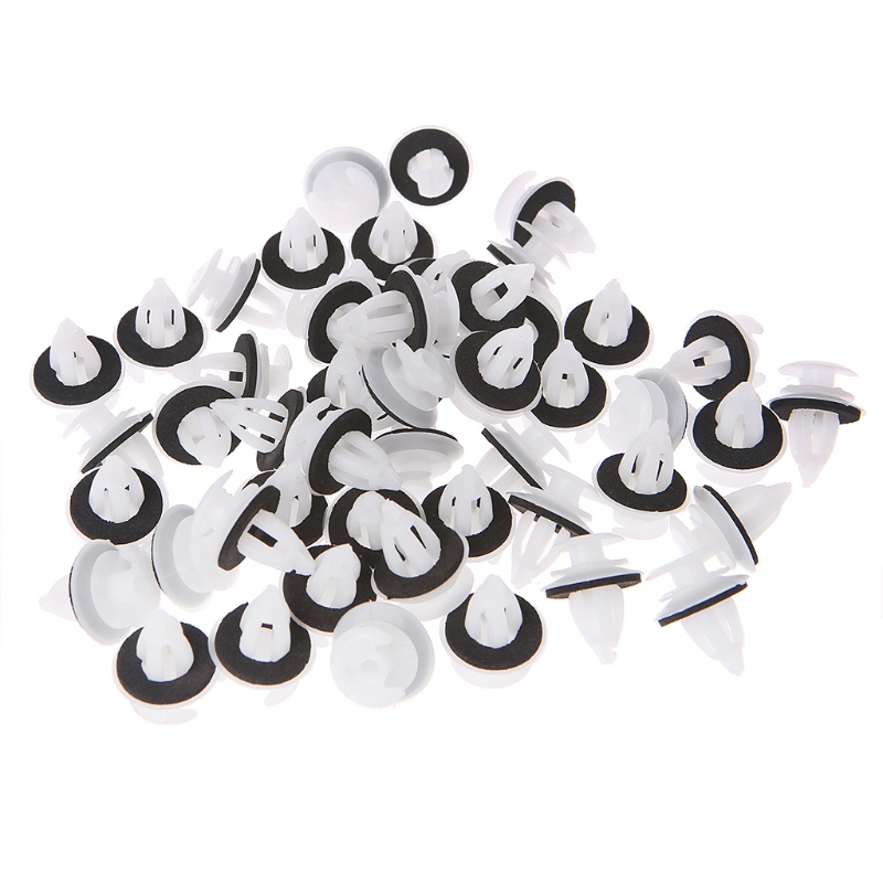 Set 50 Đinh Tán Bằng Nhựa Phụ Tùng Cửa Cho E34 E36 E38 E39 M5 Z3 X5