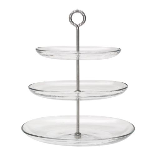 Khay thủy tinh 3 tầng IKEA