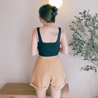 Short phi 2 nút lật lai lưng siêu cao 😍