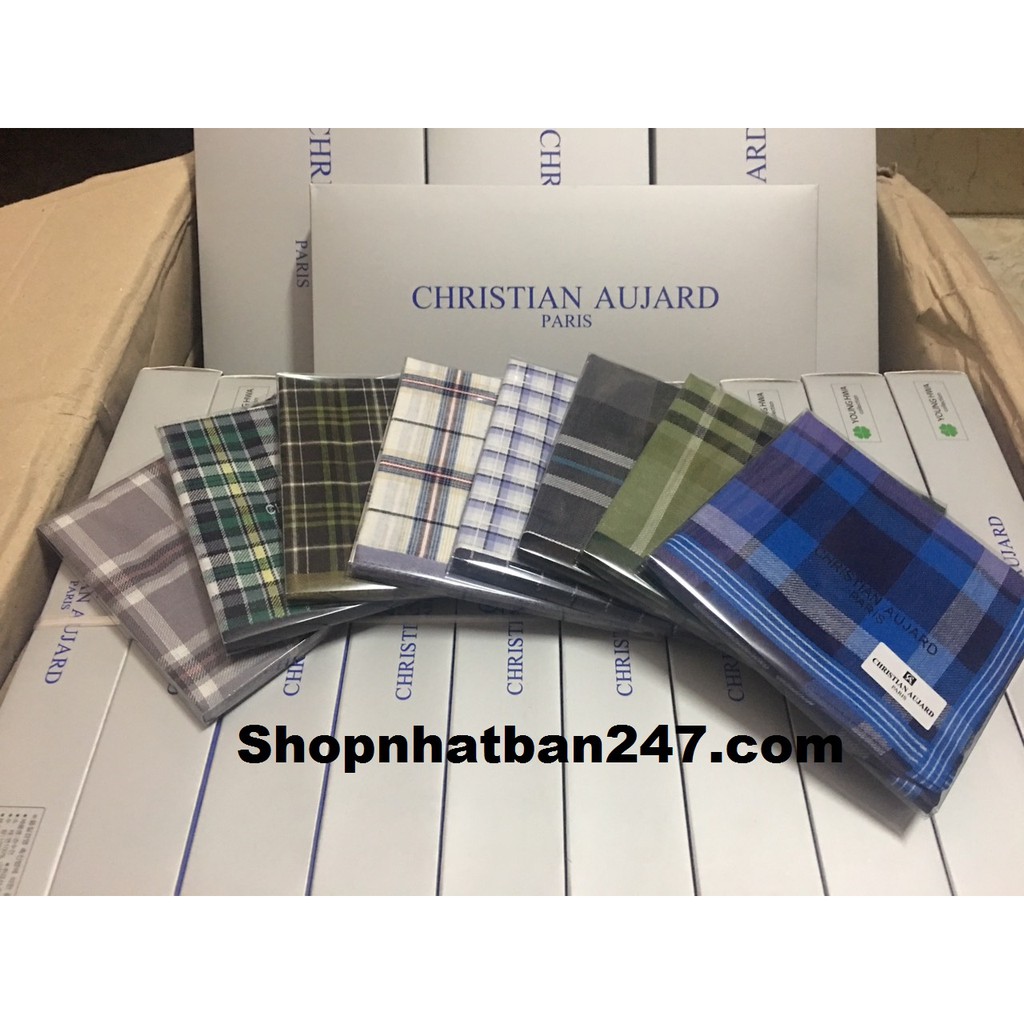 Khăn mùi xoa nam cao cấp Christian Hàn Quốc - Chính hãng