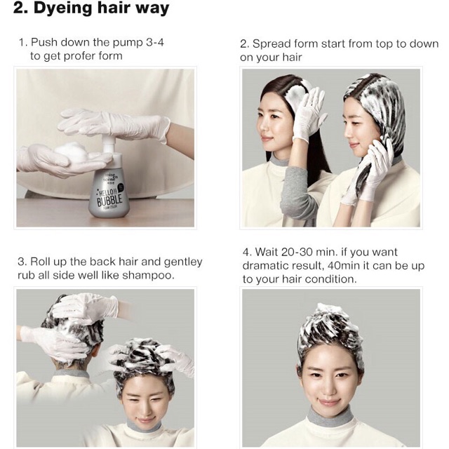 [FreeShip]Thuốc Nhuộm Tóc BlackPink/ Thuốc Nhuộm Tóc Tại Nhà Dạng Bọt Mise en Hello Bubble | BigBuy360 - bigbuy360.vn