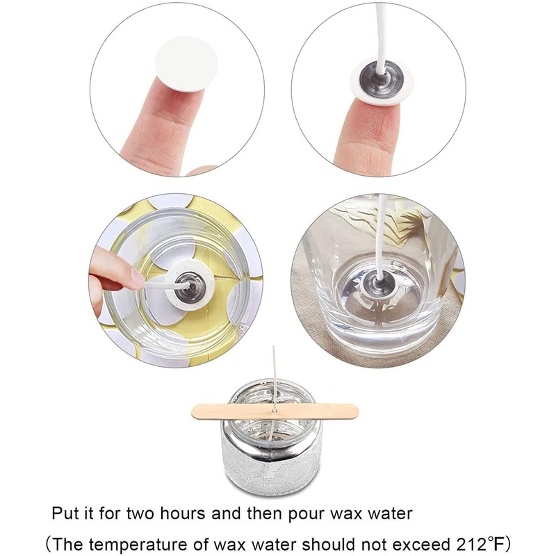 Dụng Cụ Làm Đèn Cầy Bằng cotton + Bấc Nến diy