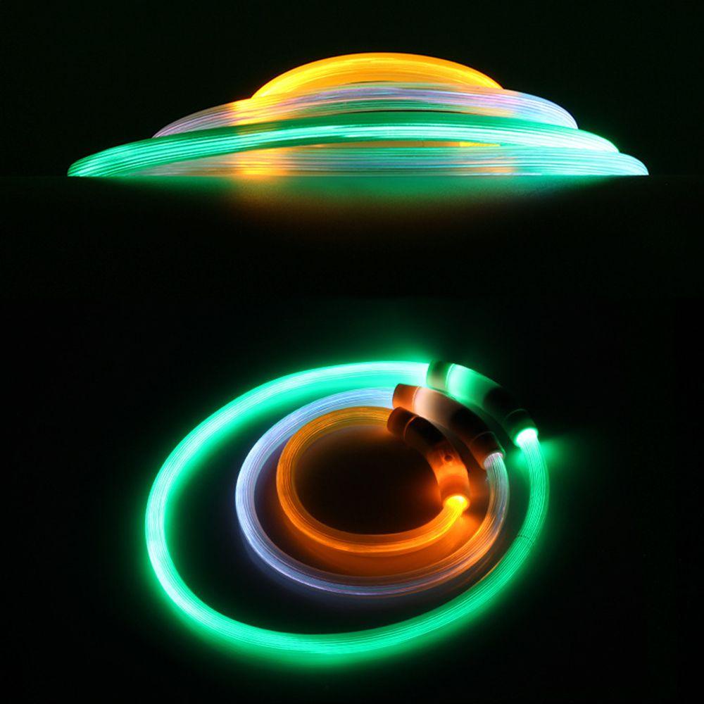 Vòng Cổ Thú Cưng Màu Dạ Quang Có Thể Sạc Lại Bằng Cổng USB