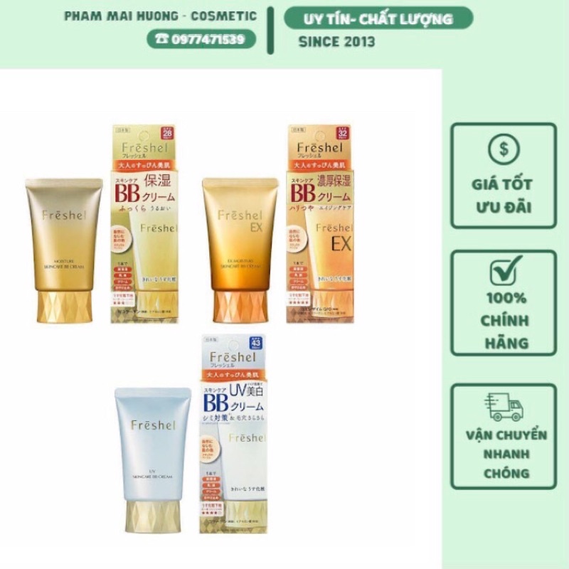 Kem nền BB Cream 5 in 1 Kane bo Freshel SPF43/PA++ 50g