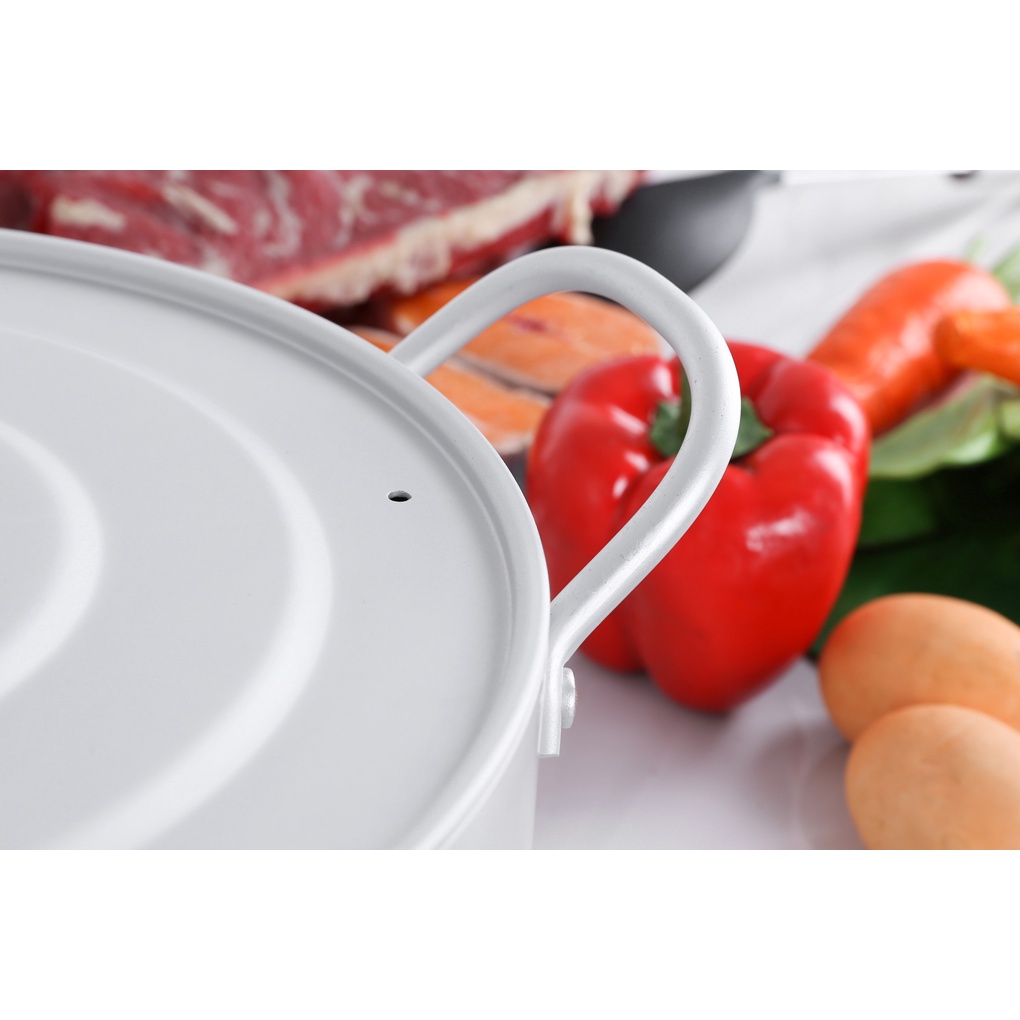 Nồi canh tráng men dùng được bếp từ