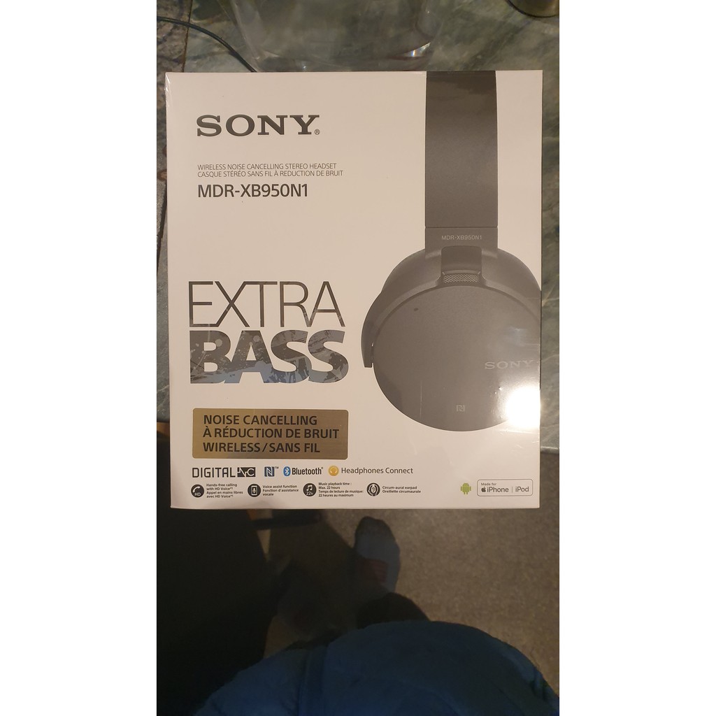 Tai nghe Sony ExtraBass MDR-XB950N1 Noise Cancelling, nguyên seal