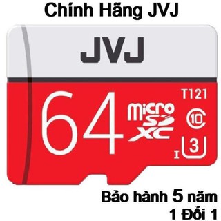 Mua Thẻ nhớ JVJ Pro U3 Class 1016/32/64/128Gb  – chuyên dụng cho CAMERA tốc độ cao - Bh 5 năm CHÍNH HÃNG