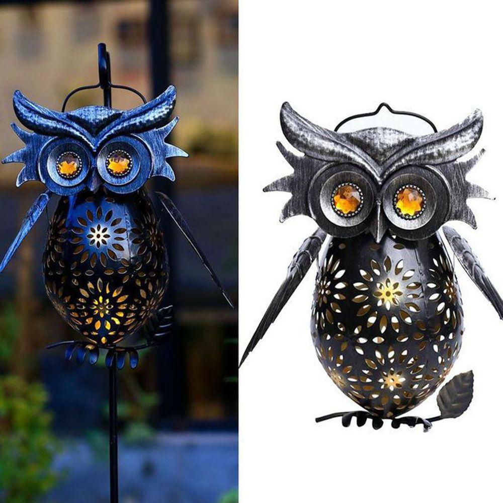 Đèn LED Sử Dụng Năng Lượng Mặt Trời Hình Chim Cú Trang Trí Lối Đi Sân Vườn