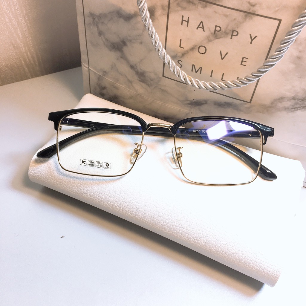 [Mã SKAMCLU7 giảm 10% cho đơn từ 0Đ] Gọng kính vuông 6205 nhận cắt mắt cận viễn loạn | BigBuy360 - bigbuy360.vn