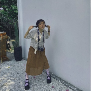 Áo Hanbok hoa trơn vintage