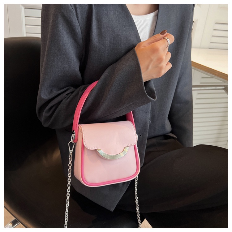 Túi đeo vai IELGY phối dây xích thời trang đơn giản dành cho nữ