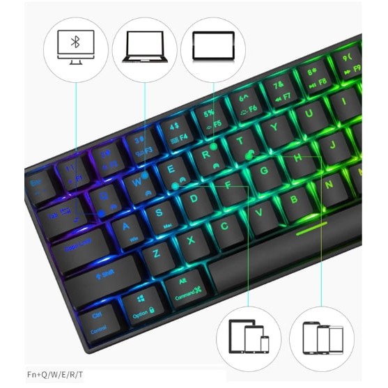 HÀNG CÓ SẴN - Bàn phím cơ không dây Royal Kludge RK71 RGB. Chính Hãng Royal Kludge. | BigBuy360 - bigbuy360.vn