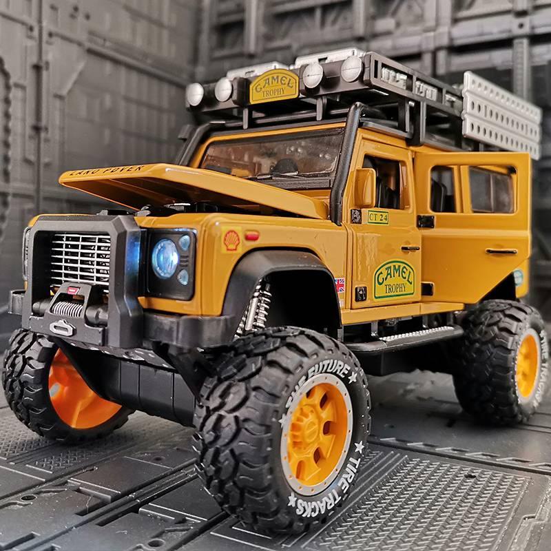 ToyToyMan ✨ Mô Hình Xe Hợp Kim Land Rover Defender Plus Tỉ Lệ 1:28 ô tô đồ chơi/vật trang trí/Món quà sinh nhật